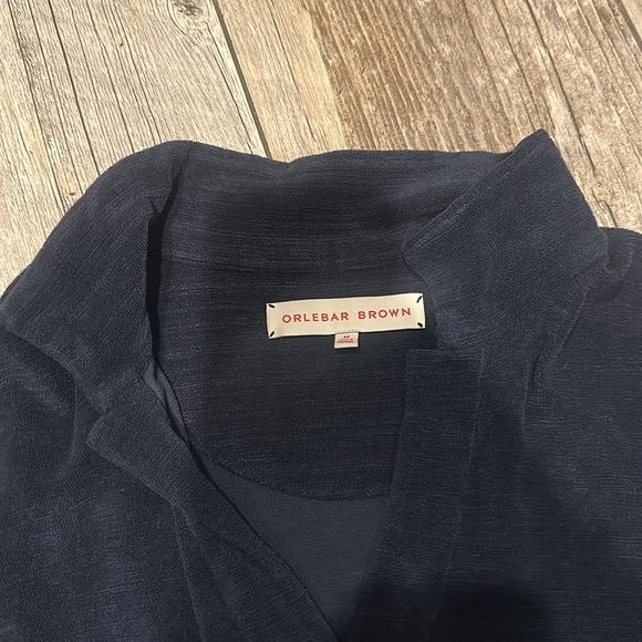 Orlebar Brown Long Sleeve Terry Polo M - Picture 3 of 5